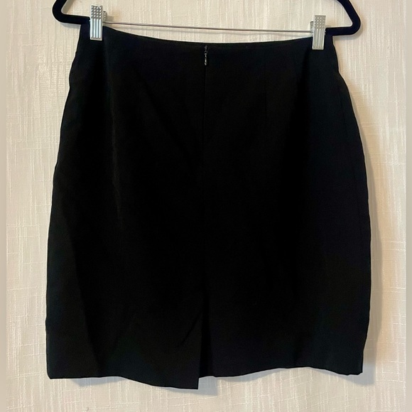 Vintage Black Wool Skirt - Picture 3 of 8